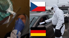Češi na cestě do Německa musí mít negativní test na koronavirus, karanténa bude nadále povinná nehledě na výsledek