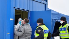 Policejní kontroly na hranicích Německa a Česka