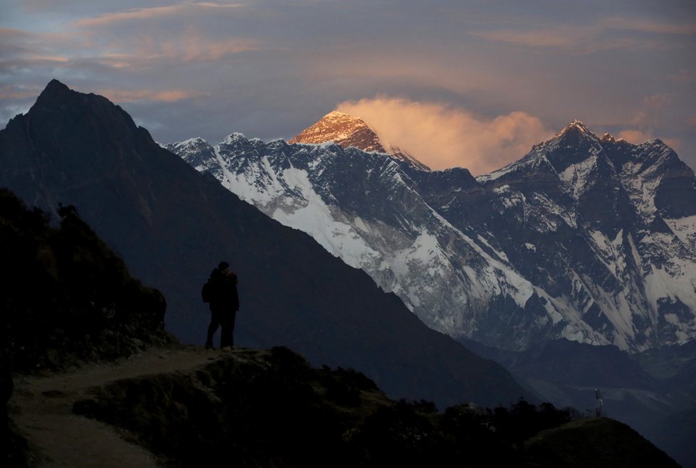 Mount Everest v Nepálu