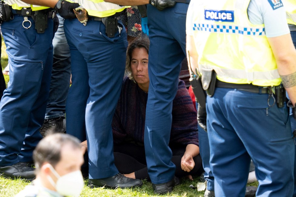 Protesty proti covidovým opatřením na Novém Zélandu