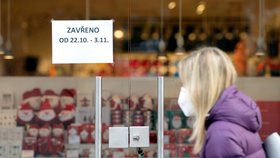 Uzavřené Česko: Obchody s výjimkou potravin, lékáren nebo drogerií musely od 22. října zůstat zavřené. Některé si pomohly výdejním okénkem