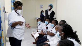 Očkování proti koronaviru v Africe