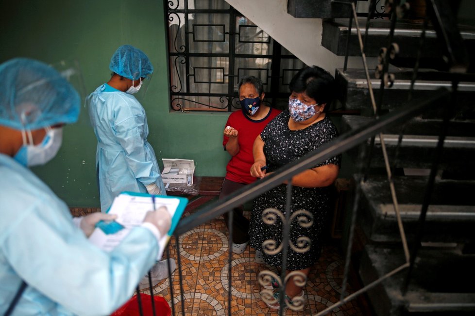 Testování na koronavirus v Peru.