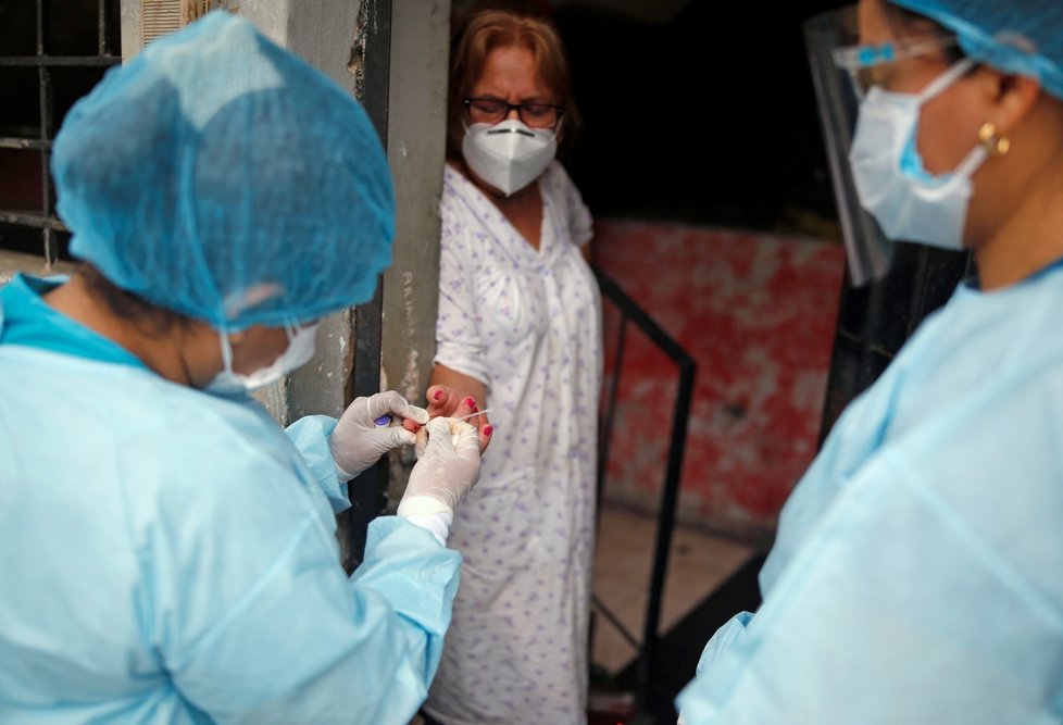 Testování na koronavirus v Peru.