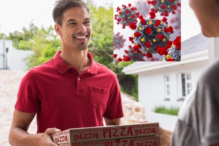 Z dovezené pizzy či z nákupu až do domu se nenakazíte! Musíte dodržovat tato pravidla