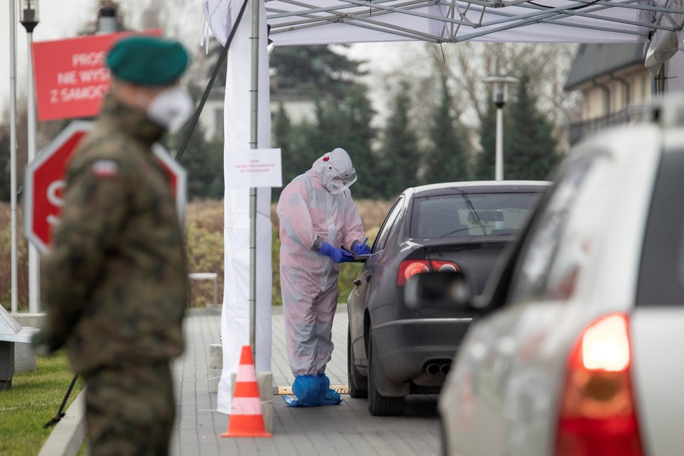 Testování na koronavirus v Polsku.