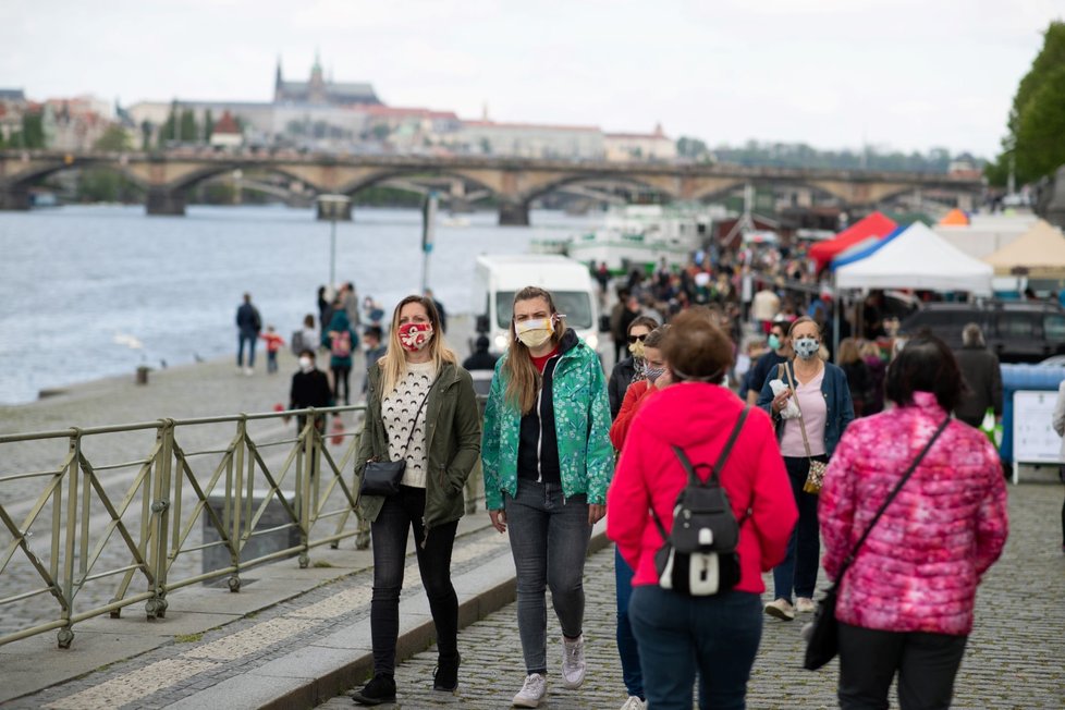 Farmářské trhy na pražské Náplavce v sobotu 25. 4. 2020