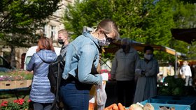 20. 4. se znovu otevřely za bezpečnostních opatření farmářské trhy (20.4. )