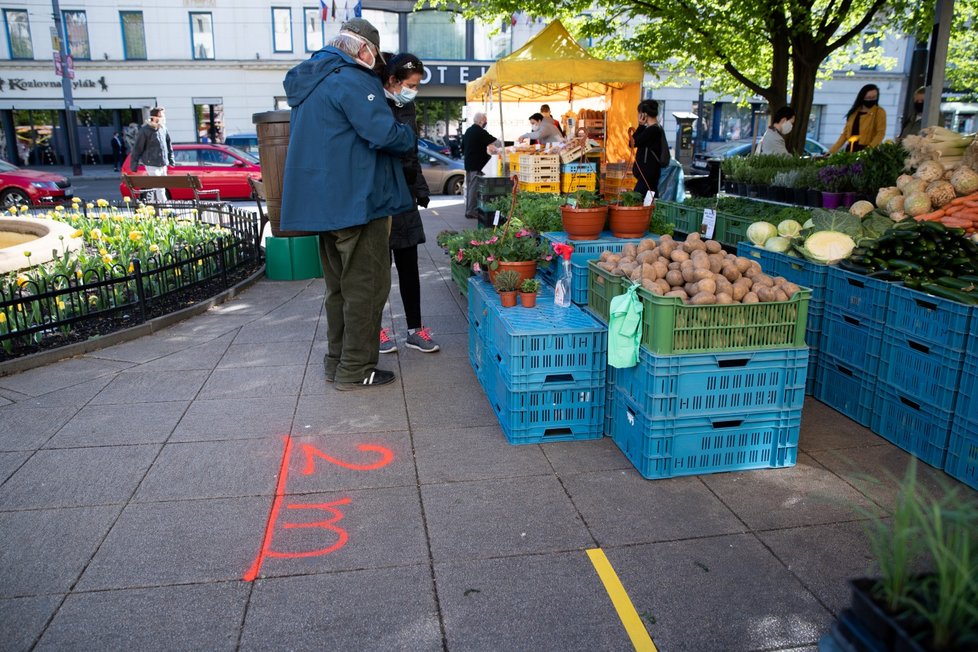 20. 4. se znovu otevřely za bezpečnostních opatření farmářské trhy. 