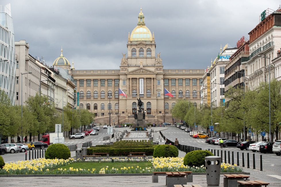 Velikonoční svátky v době pandemie koronaviru v Praze (14. 4. 2020)