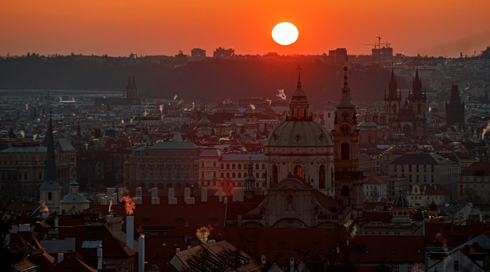 Vylidněná Praha (24. 3. 2020)