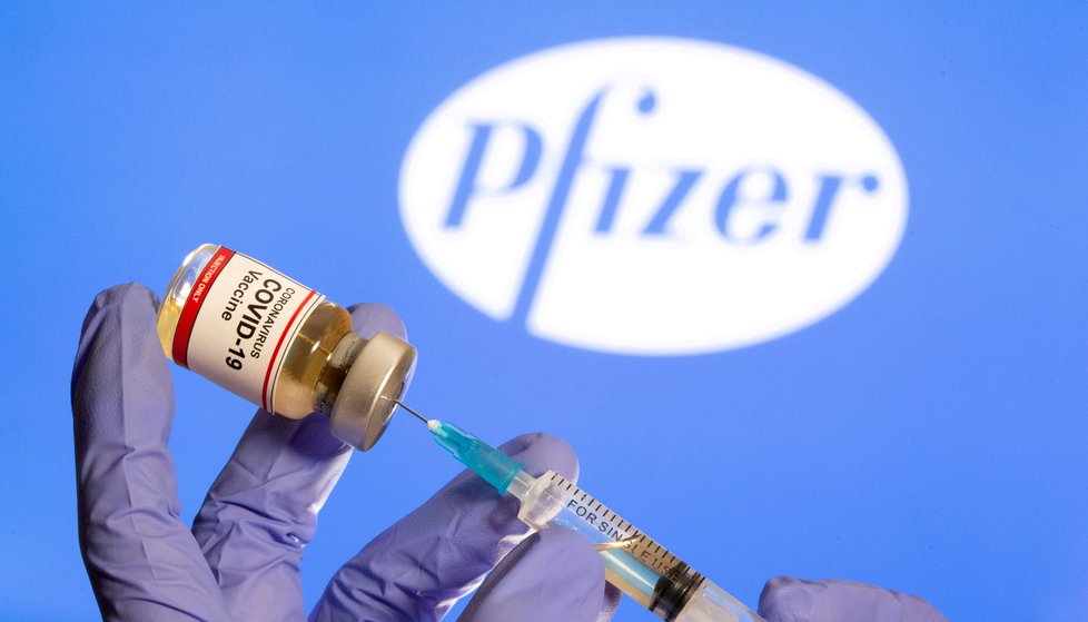 Koronavirus: Očkování vakcínou Pfizer.