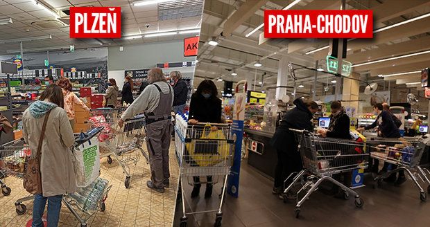 Zákaz nedělního prodeje v praxi: Češi vzali krámy útokem. Fronty u pokladen a tlačenice