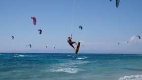 Turisté si užívají dovolenou na ostrově Lefkada.