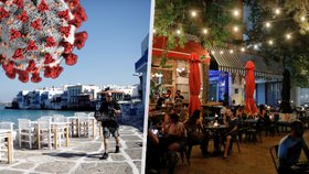 Bary i taverny bez hudby a zákaz nočního vycházení: Řecko v boji s covidem přitvrdilo