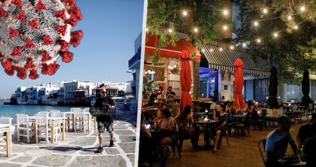 Bary i taverny bez hudby a zákaz nočního vycházení: Řecko v boji s covidem přitvrdilo
