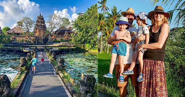 Hlupáci, nebo chytráci? David s manželkou utekli před koronavirem na Bali i se svými dětmi