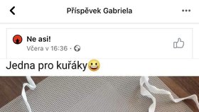 Češi jsou neuvěřitelně  vynalézaví, internetem koluje  tip na roušku pro nenapravitelné  kuřáky a jedlíky.