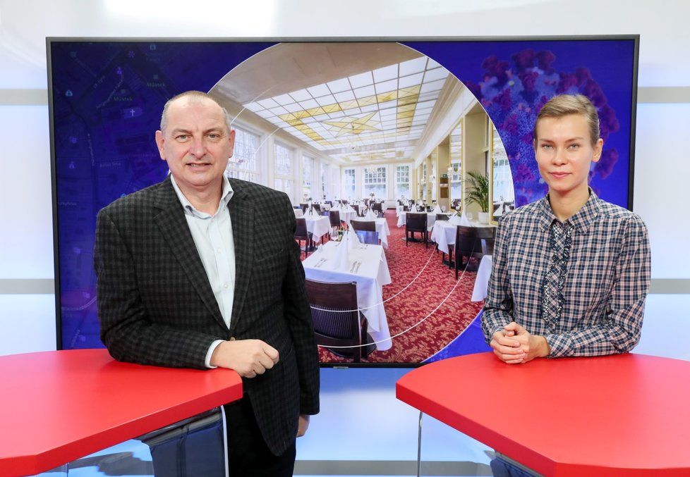 prezident Asociace hotelů a restaurací Václav Stárek v Epicentru 3.12.2020
