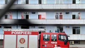 Požár v nemocnici v Bukurešti si vyžádal 4 oběti.