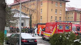 Požár v nemocnici v Bukurešti si vyžádal 4 oběti.