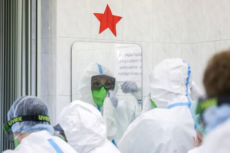 Boj s koronavirem v ruských nemocnicích