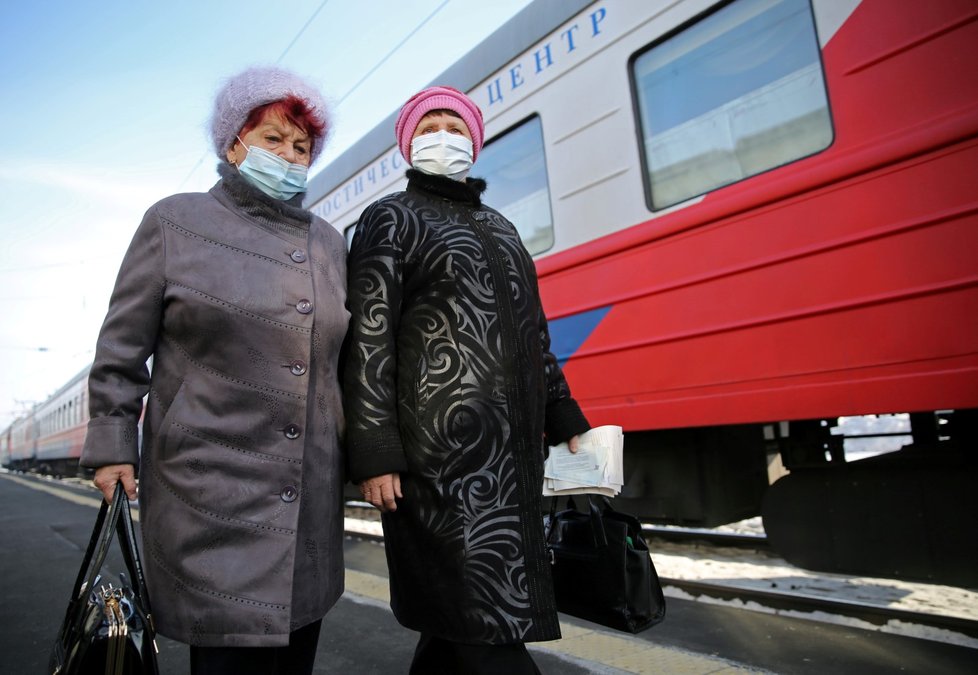 Vakcinační vlak v Rusku