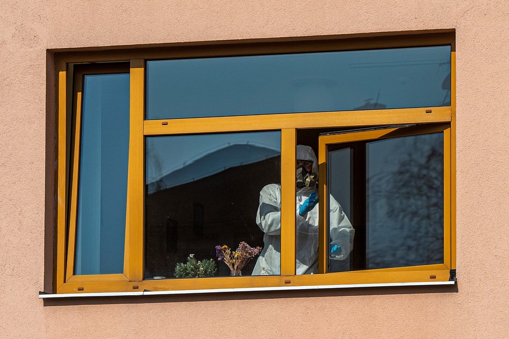 Koronavirus v domově pro seniory v Liberci na Františkově (28. 3. 2020)