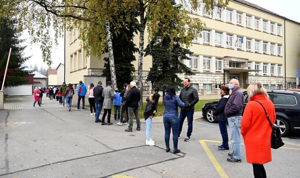 Plošné testování na Slovensku.