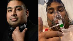 DJ zveřejnil selfie z nemocnice se zdviženým palcem: O dva dny později podlehl koronaviru
