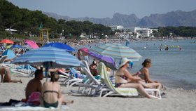 Turisté na Mallorce (červenec 2021)