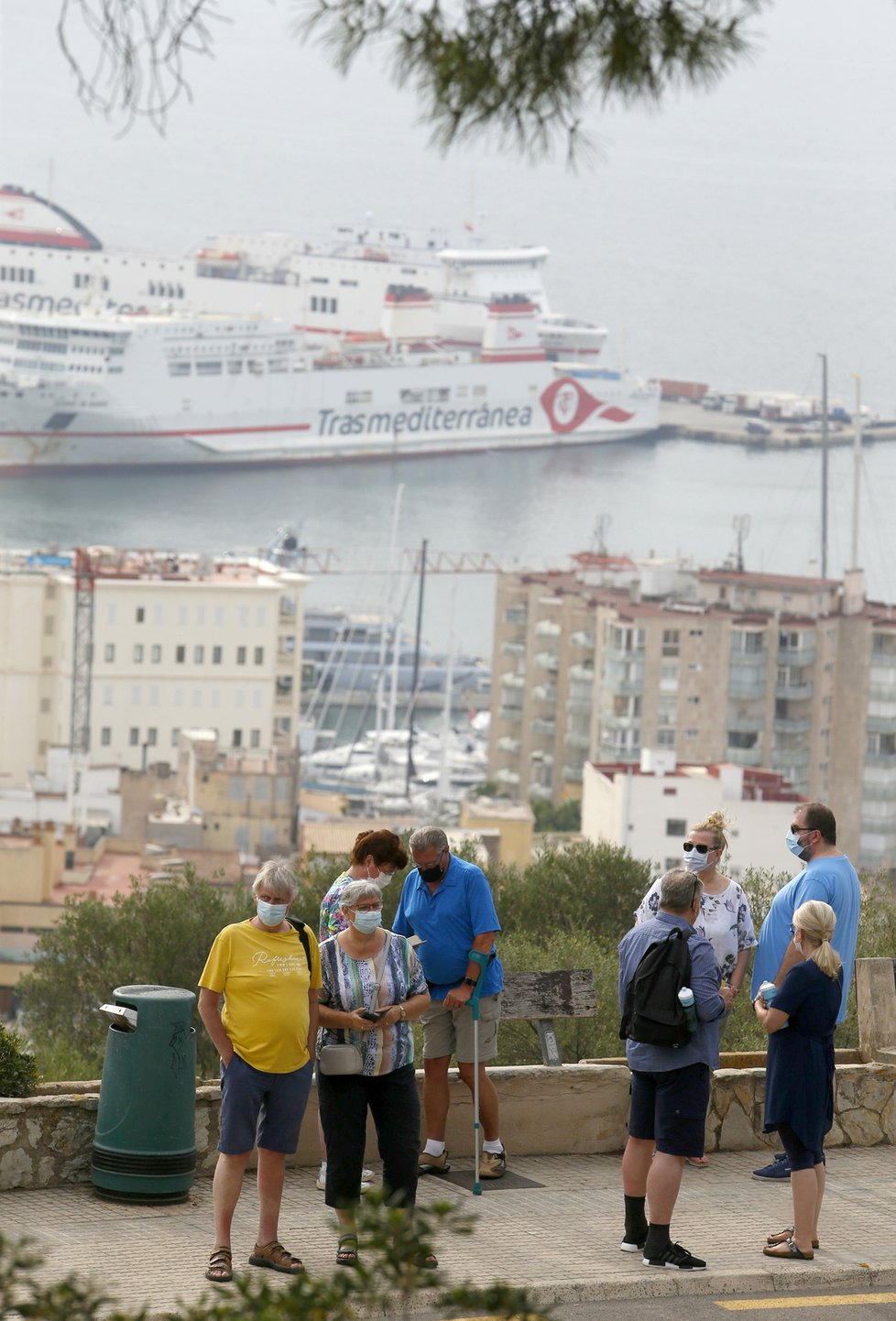 Koronavirus ve Španělksu: Turisti na Mallorce.