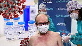Očkování proti covidu-19 ve slovenské Nitře (26. 12. 2020), vakcína Sputnik V