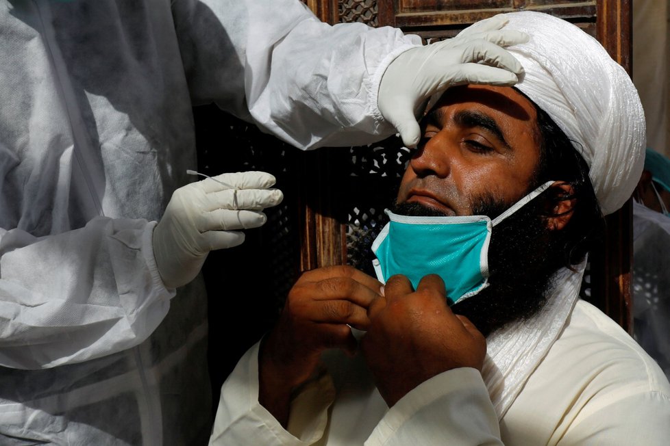 Koronavirus v Pákistánu: Probíhá rozsáhlé testování.