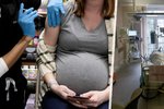 Těhotné ženy nakažené covidem končí v nemocnici dvakrát častěji než loni. Stojí za tím odpor k očkování i mutace delta