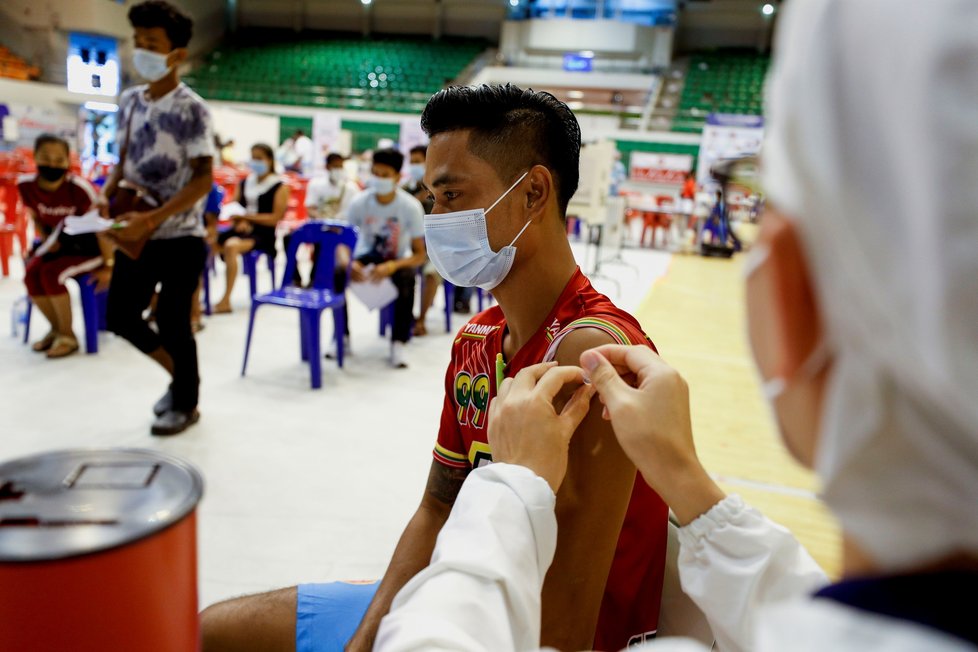 Koronavirus v Thajsku: Očkování na ostrově Phuket.