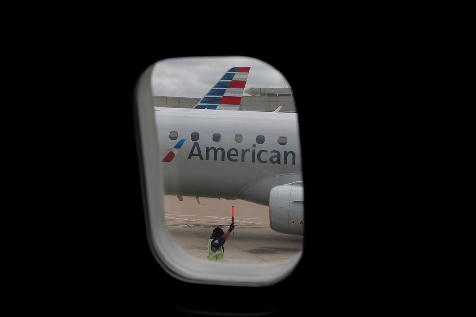 Odstavená letadla American Airlines. Odstavená letadla American Airlines.