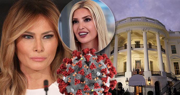 Koronavirus v Bílé domě: Melania se snaží udržet rezidenci bezpečnou speciální ventilací, Ivanka pracuje z domova. Zaměstnanci se obávají toho, kdo další je na řadě