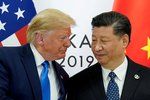 Americký prezident Donald Trump a jeho čínský protějšek Si Ťin-pching.