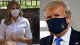 Melania Trumpová se v roušce objevila poprvé. A Ivanka doplnila hedvábí jednorázovou ochranou