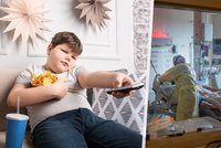 Obézní děti, těžký covid: Nadváha zvyšuje riziko vážného průběhu dvojnásobně, ukázala studie