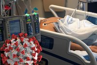 Covid opět drtí USA: V nemocnicích leží až o 300 procent více pacientů než loni