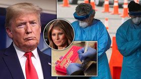 Trump chce do Velikonoc USA otevřít, nechce krizi. Na koronavirus se nechala otestovat už i jeho žena.