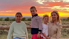 Dcera amerického prezidenta Ivanka Trumpová s dětmi.