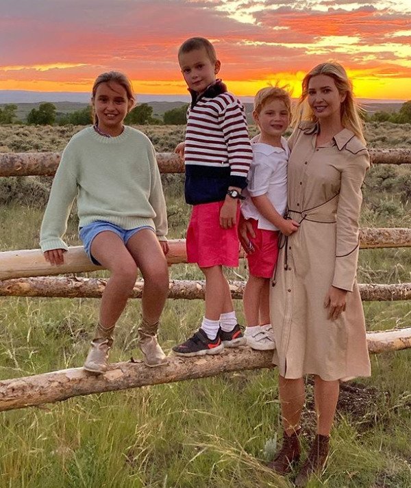 Dcera amerického prezidenta Ivanka Trumpová s dětmi
