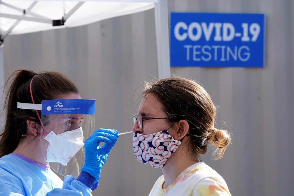 Testování na koronavirus v USA.