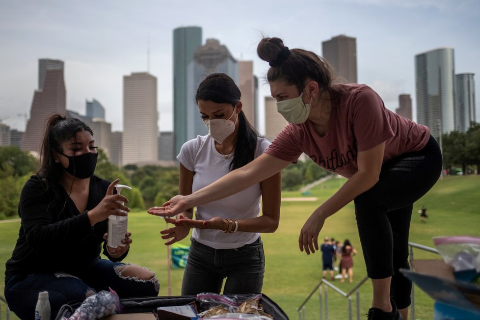 Koronavirová krize v americkém státě Texas.