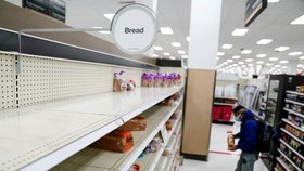 Koronavirus v USA: Supermarkety mají opět problémy se zásobováním