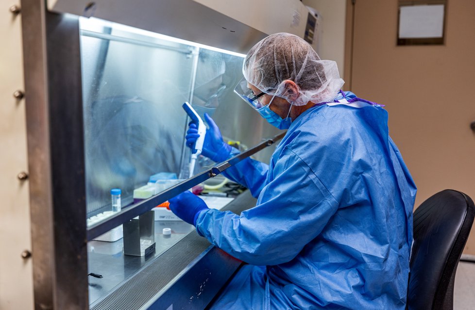 Pittsburská univerzita se snaží vynalézt vakcínu proti koronaviru (2. 4. 2020).
