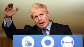 Britský premiér Boris Johnson.